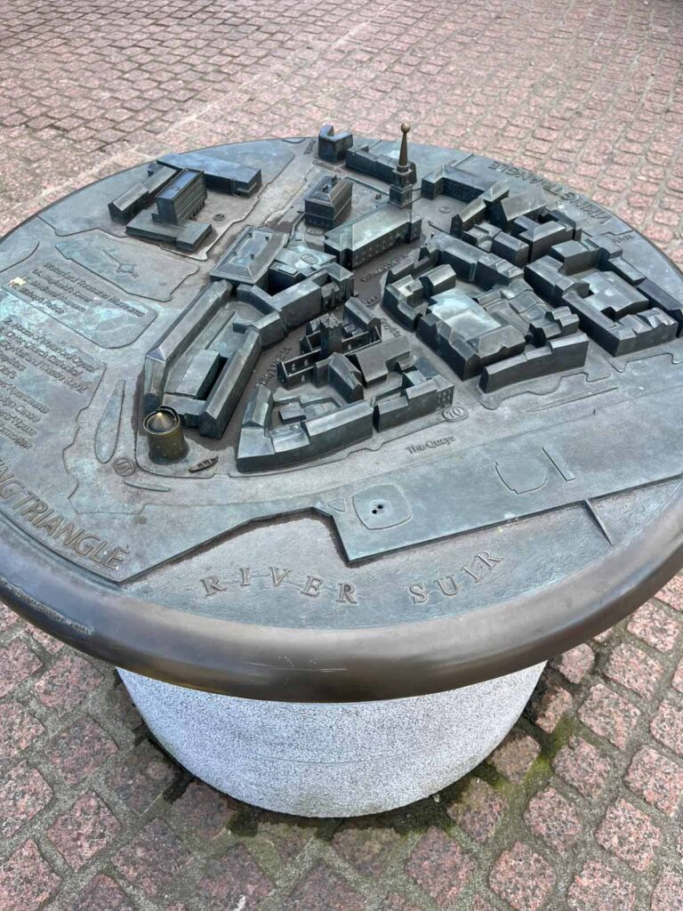 Dreidimensionaler Stadtplan