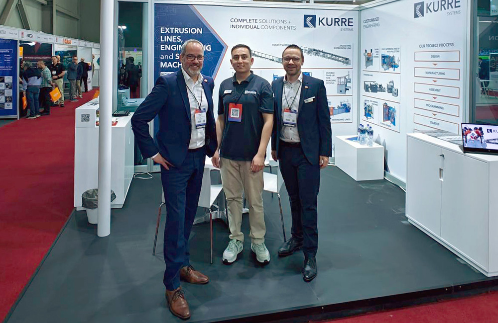 Mitarbeiter von KURRE auf einer Messe in Mexiko